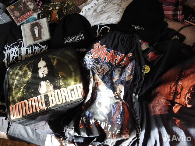 Рок и метал атрибутика 2007, шмот, украшения,диски