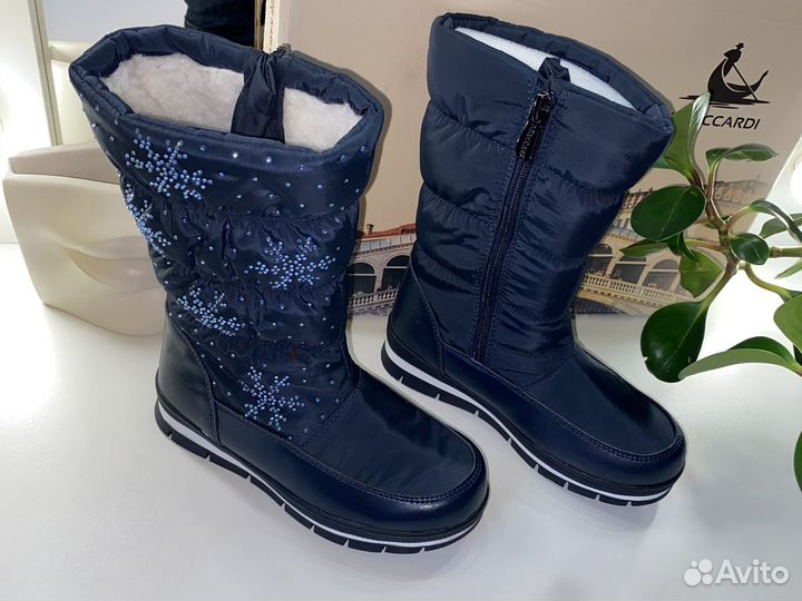 Сапоги новые зима для девочки 30