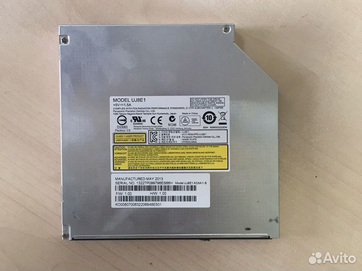 Привод Panasonic UJ8E1, UJ8E2, dvd Model DS-8A4S