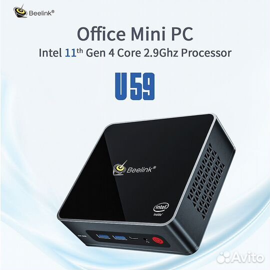 Неттоп (Мини пк) Beelink U59v2 Intel/8GB/SSD120GB