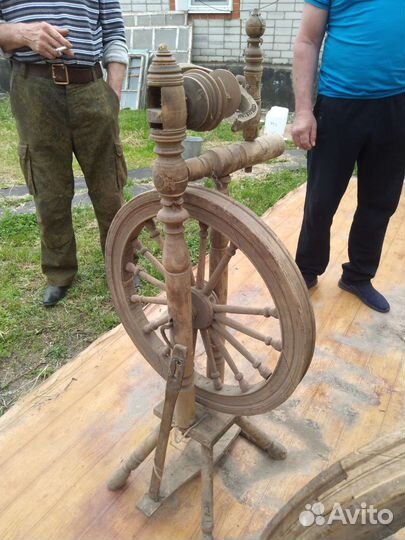 Прялка деревянная старинная