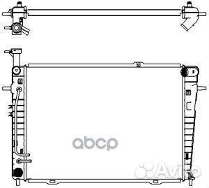 Радиатор системы охлаждения 32211011 Sakura
