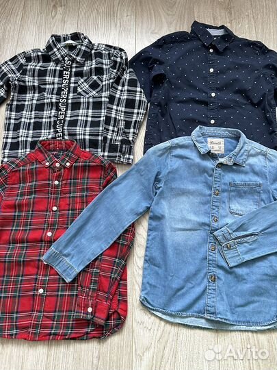 Рубашки детские H&M, Next. и другие фирмы