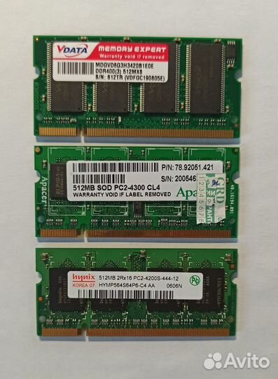 Оперативная память для ноутбука SO-dimm