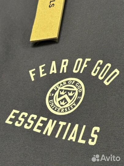 Футболка Essentials fear of god(новинка) onesize