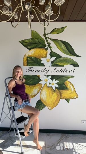 Роспись стен. Картины в наличии и на заказ