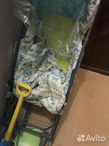 Детские санки коляска