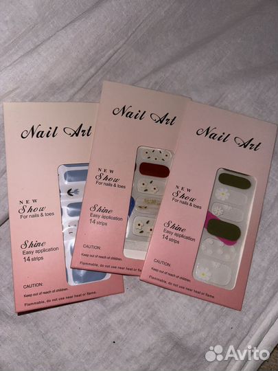 Наклейки для ногтей shein новые