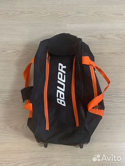 Хоккейный баул на колесах детский