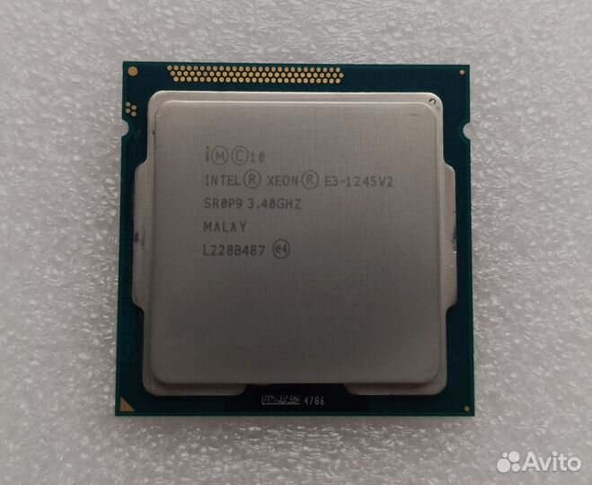 Intel Xeon E3-1245v2 (аналог i7) LGA1155