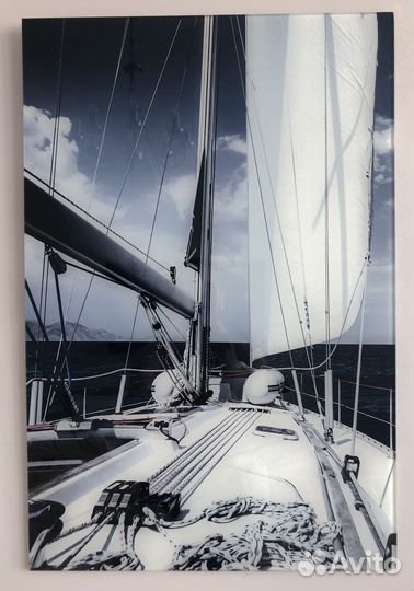 Картина на стекле artabosko яхта