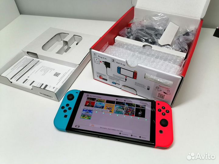 Прошита Новый Nintendo Switch Oled 256gb+999игр