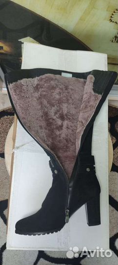 Сапоги женские зимние.Замша.36 размер