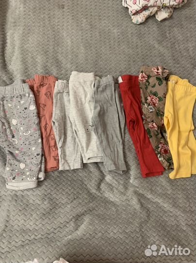 Большой пакет одежды для девочки 68-80