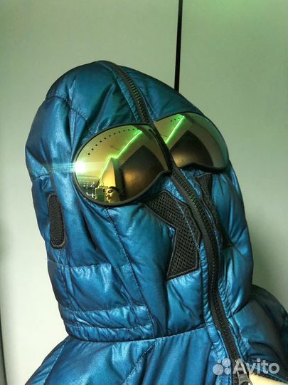 AI riders синяя куртка с очками оригинал