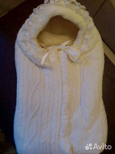 Зимний конверт на выписку