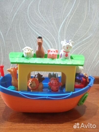 Развивающие игрушки кораблик Ноев Ковчег
