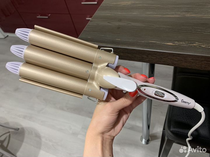 Тройная плойка для волос