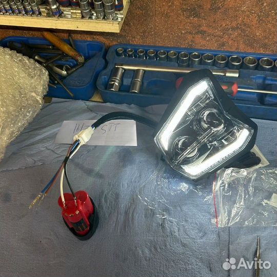 LED фара эндуро в стиле ктм