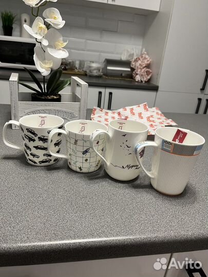 Чашки костяной фарфор Арollo