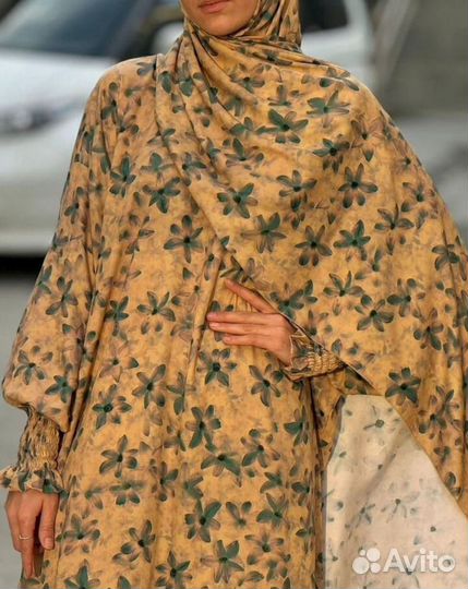 Платье для намаза с шарфом