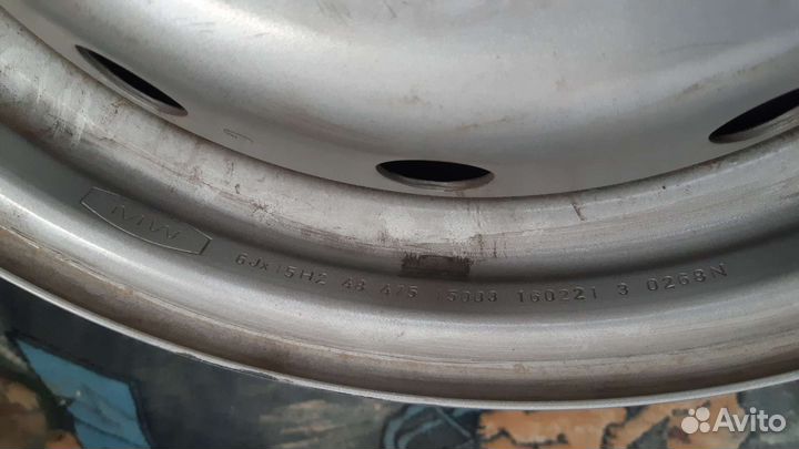 Диски штампованные радиус r15