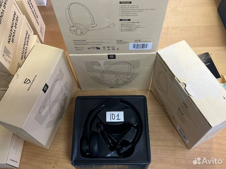 Беспроводная гарнитура Kromix K201B, черная