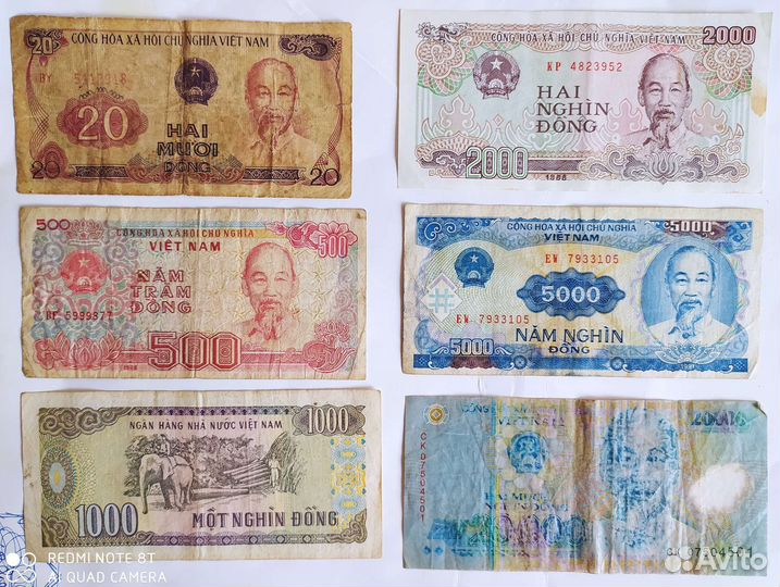 Банкноты Азии, Африки, Америки