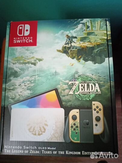 Nintendo switch oled zelda edition