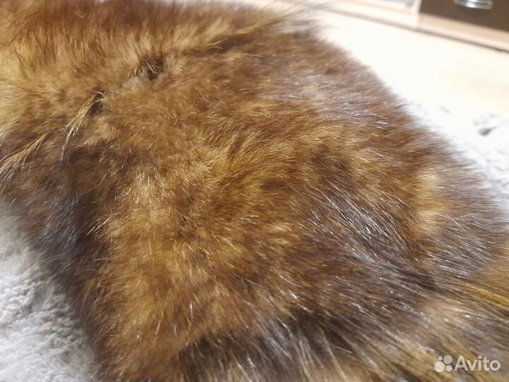 Меховой воротник песец