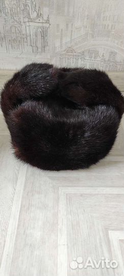 Мужская шапка ушанка сурок