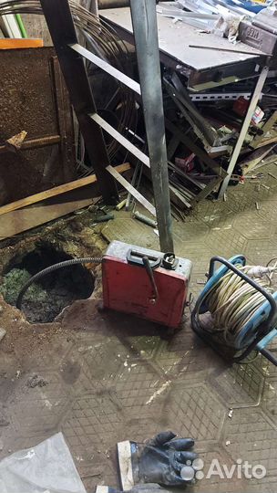 Прочистка канализации.Устранение засора.Сантехник