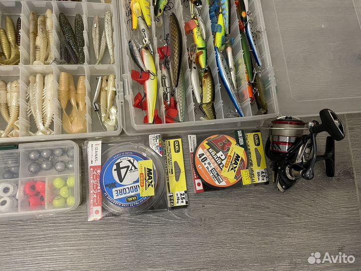 Воблеры силикон джиг ящик meiho япония