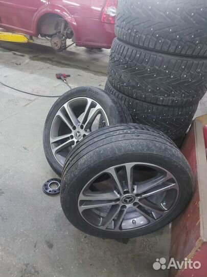 Литые диски на mercedes r18