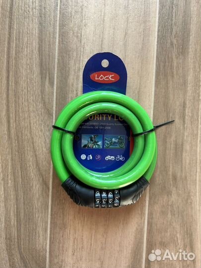Замок с ключом велосипедный противоугонный
