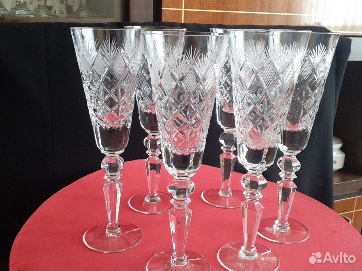 Фужеры знаменитые Ромбы.12штукгхз