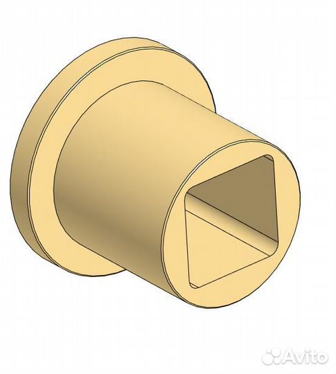 Капролоновые втулки для с/з техники. Квадрат 16мм