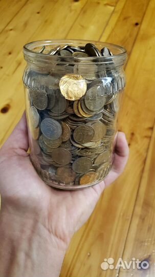 Монеты в банке 0.5