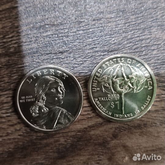 Монеты США,1 доллар