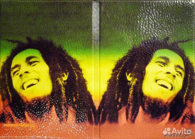 Обложка на паспорт Анжелина Джоли, Боб Марли фкэр