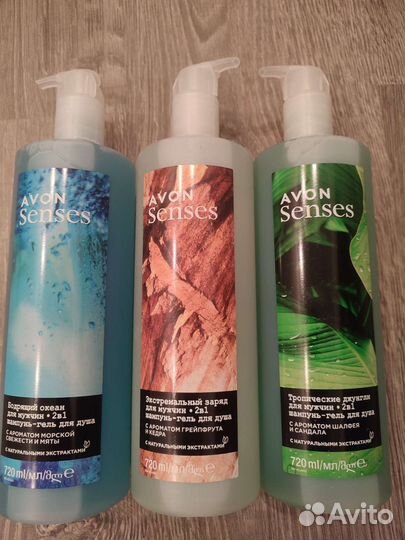 Avon гель для душа лосьон для тела пена для ванн