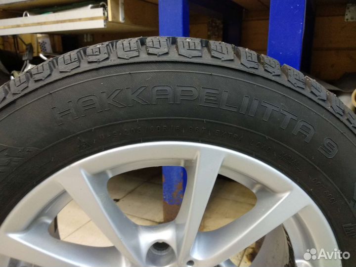 Колеса hakkapeliitta 9 на дисках bmw 205/60 r16