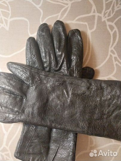 Перчатки кожаные 2 пары