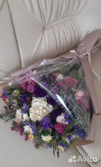 Живые цветы букеты