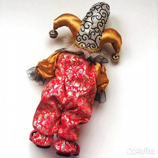 Фарфоровый клоун 35 см