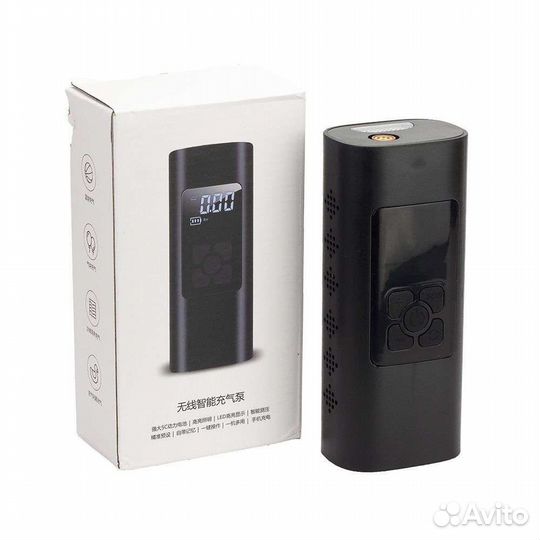 Автомобильный компрессор (насос) со встроенным