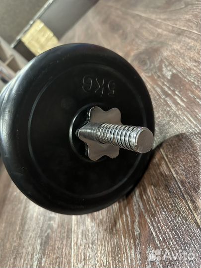 Гантели разборные обрезиненные