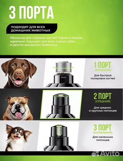 Гриндер для обточки когтей собак