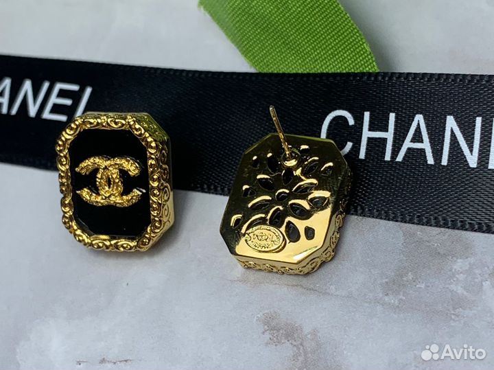 Серьги Chanel Премиум