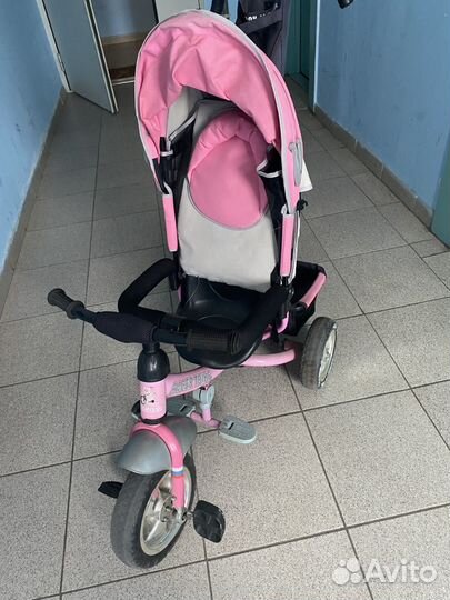 Детский велосипед с ручкой